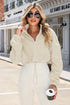 'Amity' Zip Up Cropped Jacket - Celes Fashion